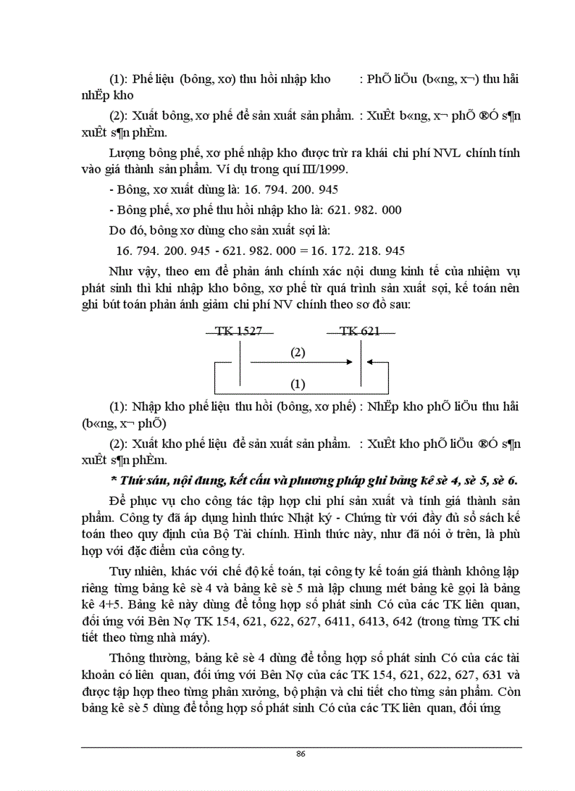 image for page Kế toán tập hợp chi phí sản xuất và tính giá thành sản phẩm ở công ty Dệt - May Hà Nội
