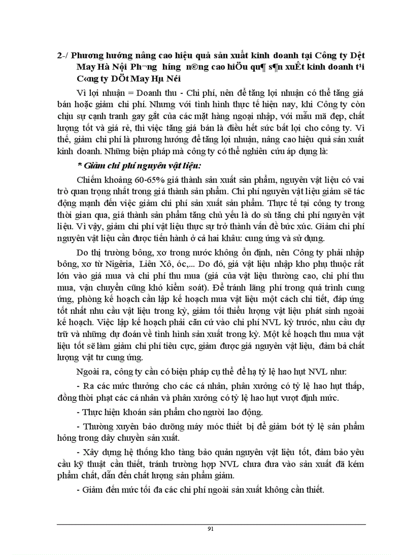 image for page Kế toán tập hợp chi phí sản xuất và tính giá thành sản phẩm ở công ty Dệt - May Hà Nội