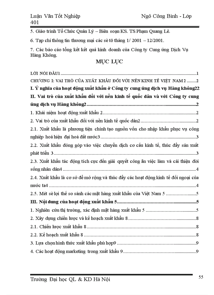 image for page Xuất khẩu ở Công ty Cung ứng Dịch Vụ Hàng Không Thực trạng và Giải pháp