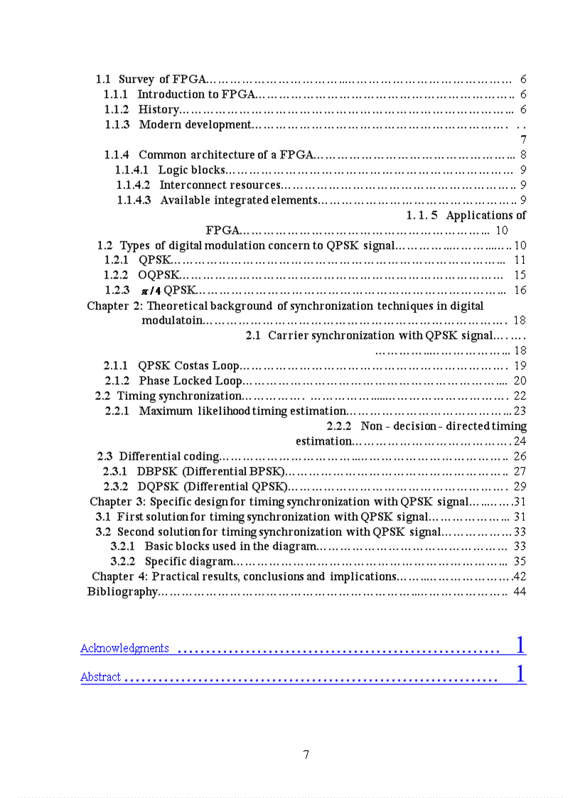 image for page Overview of FPGA and digital modulation concern to QPSK signal