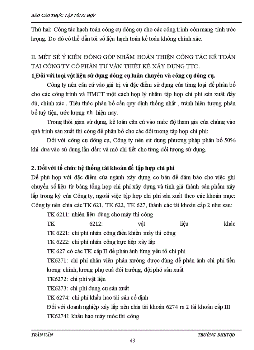 image for page Báo cáo thực tập tại Công ty cổ phần tư vấn thiết kế xây dựng TTC