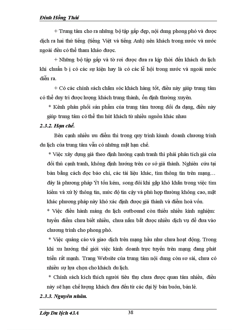 image for page Hoàn thiện hoạt động điều hành kinh doanh chương trình du lịch trọn gói tại trung tâm du lịch quốc tế và du học Nam Đế – Natourco