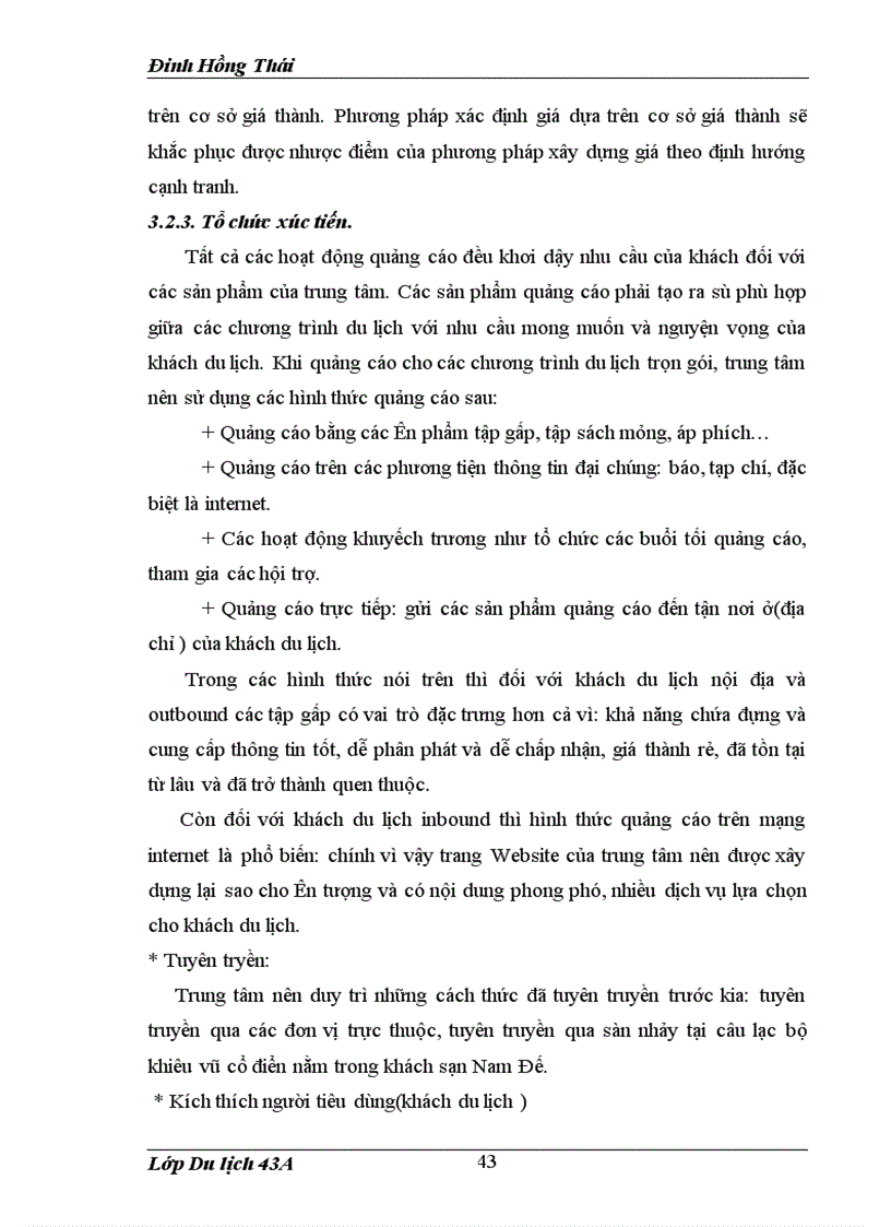 image for page Hoàn thiện hoạt động điều hành kinh doanh chương trình du lịch trọn gói tại trung tâm du lịch quốc tế và du học Nam Đế – Natourco