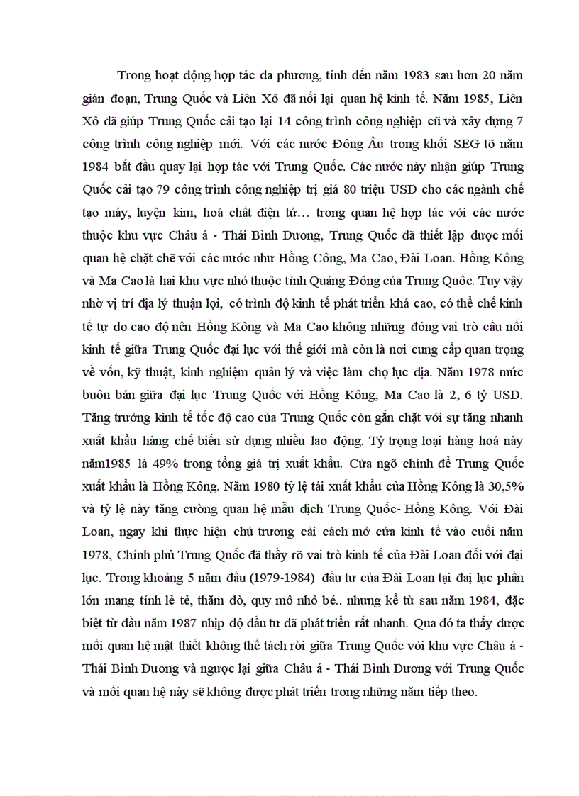 image for page Tầm quan trọng của hoạt động ngoại thương ở Trung Quốc