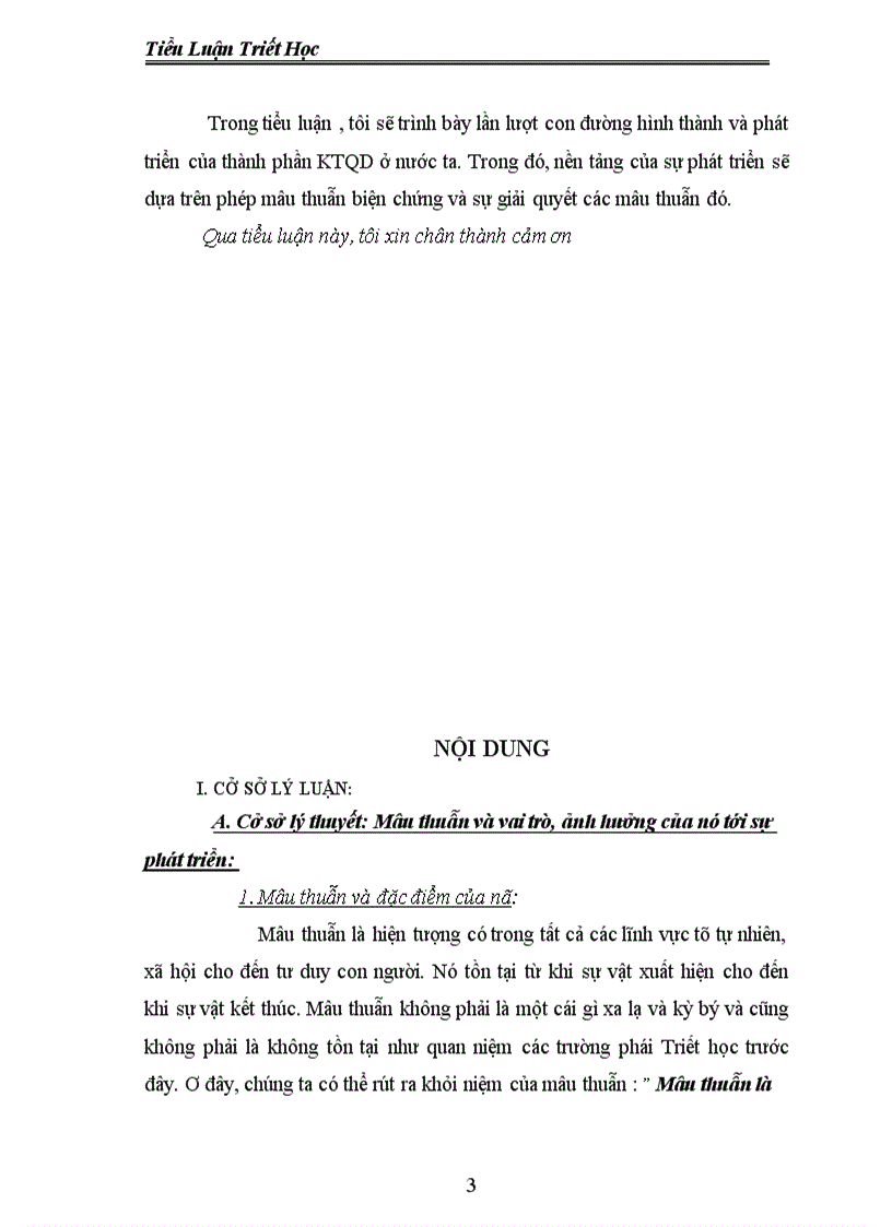 image for page Tiểu luận môn triết học