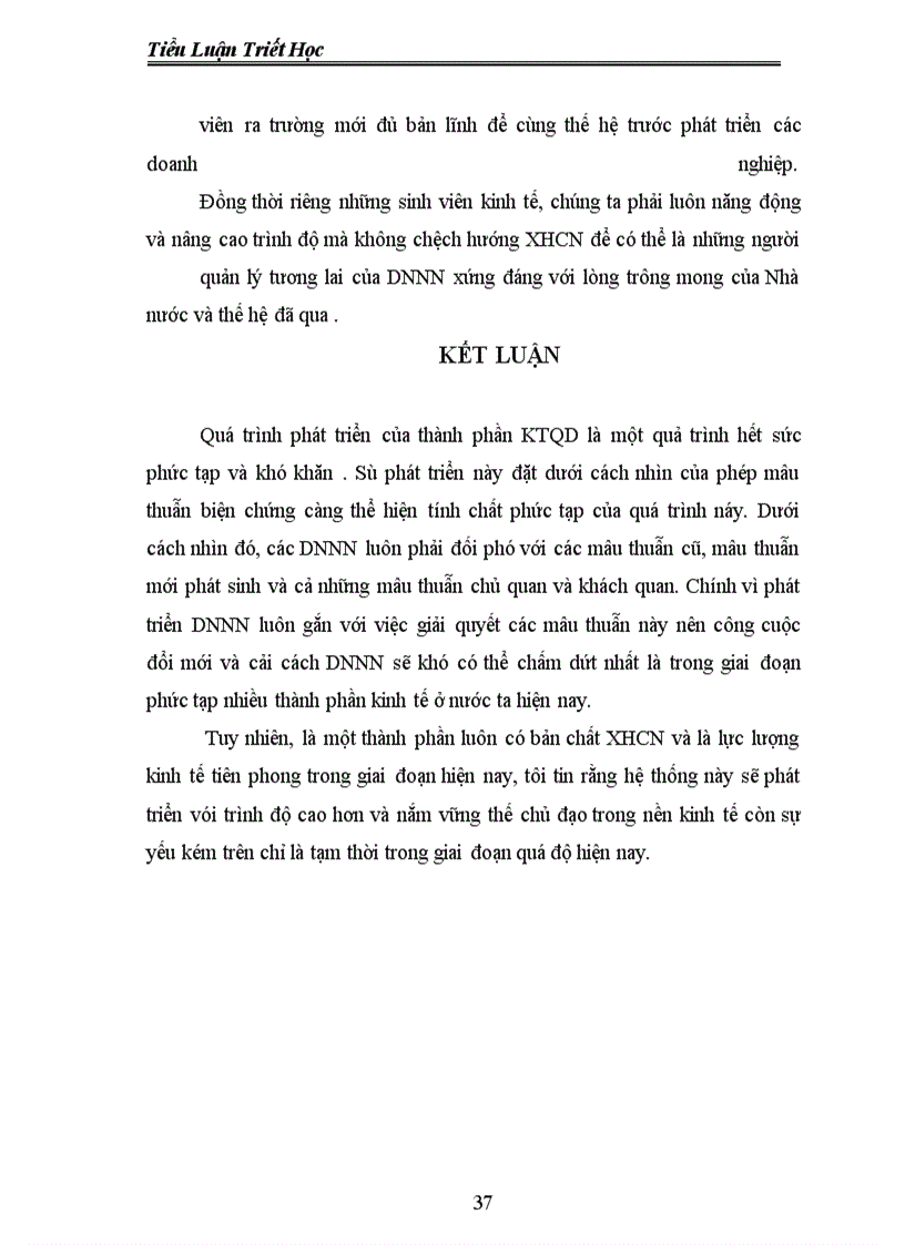 image for page Tiểu luận môn triết học