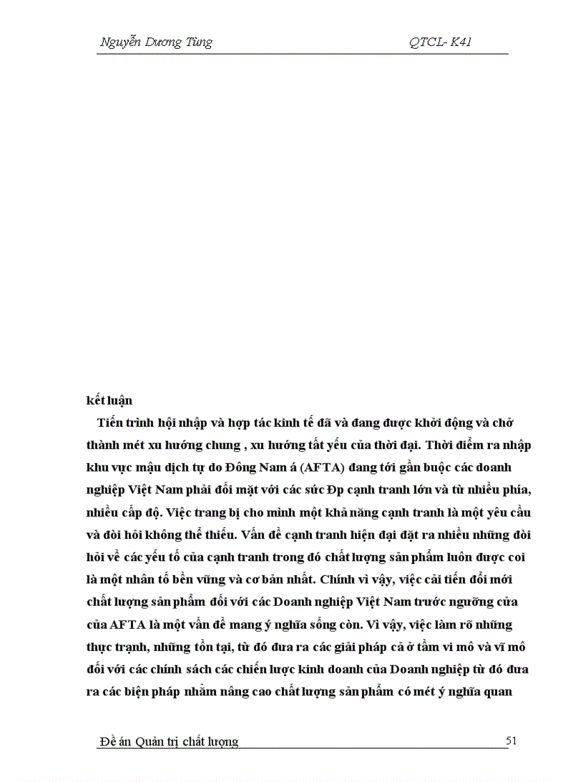 image for page Chất lượng sản phẩm và vai trò của chất lượng sản phẩm trong hội nhập kinh tế khu vực và thế giới