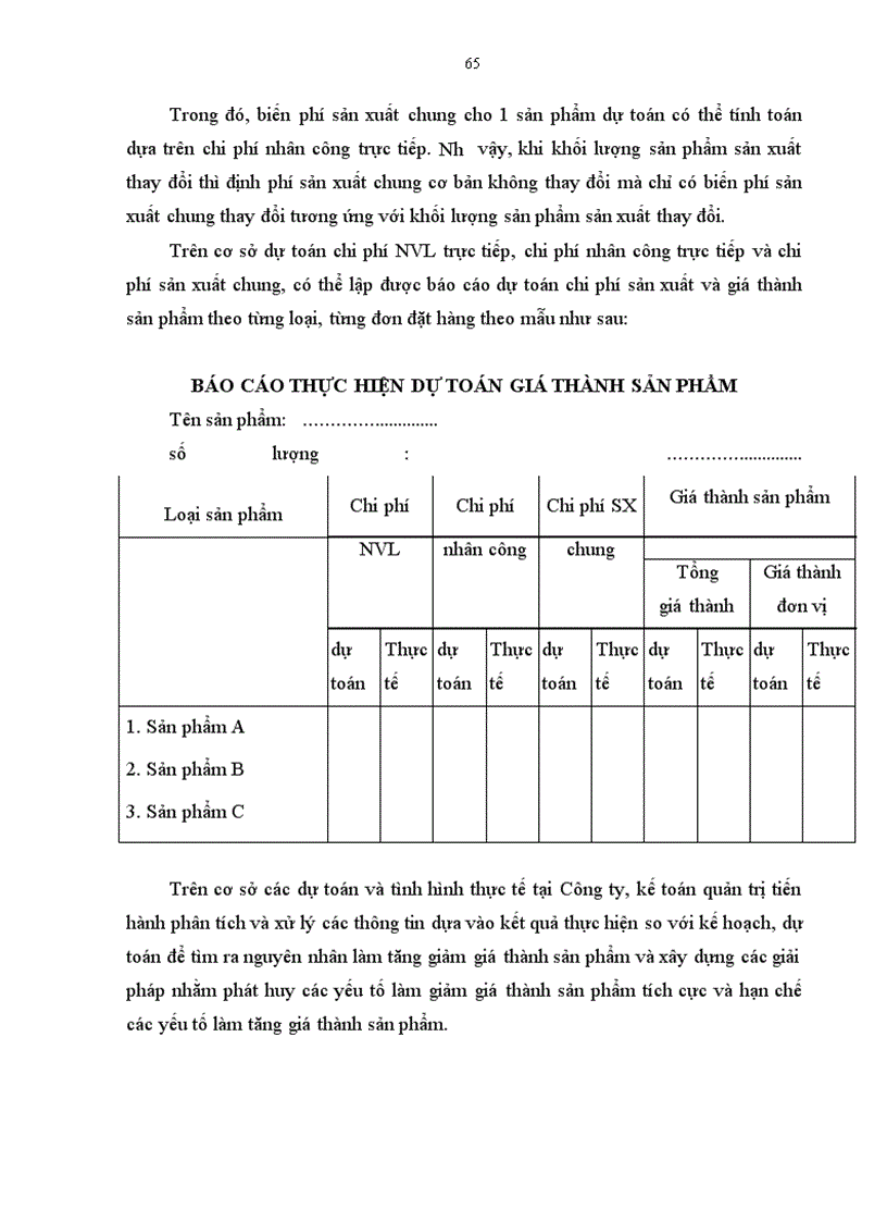 image for page Hoàn thiện công tác tổ chức hạch toán chi phí sản xuất và tính giá thành sản phẩm với việc tăng cường công tác quản trị doanh nghiệp tại Công ty May 10