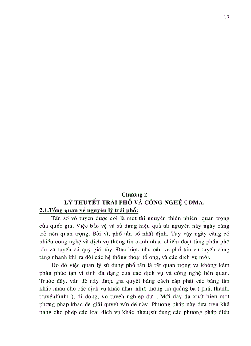 image for page Giao diện vô tuyến của hệ thống CDMA.