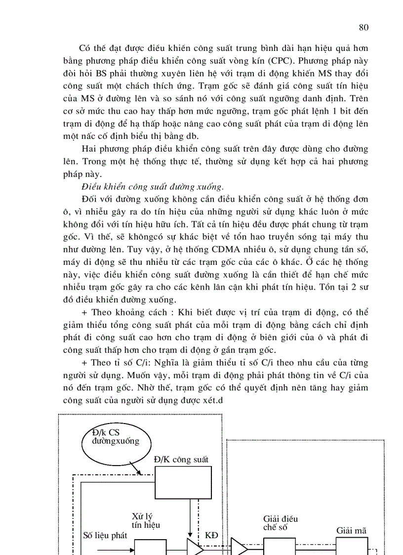 image for page Giao diện vô tuyến của hệ thống CDMA.