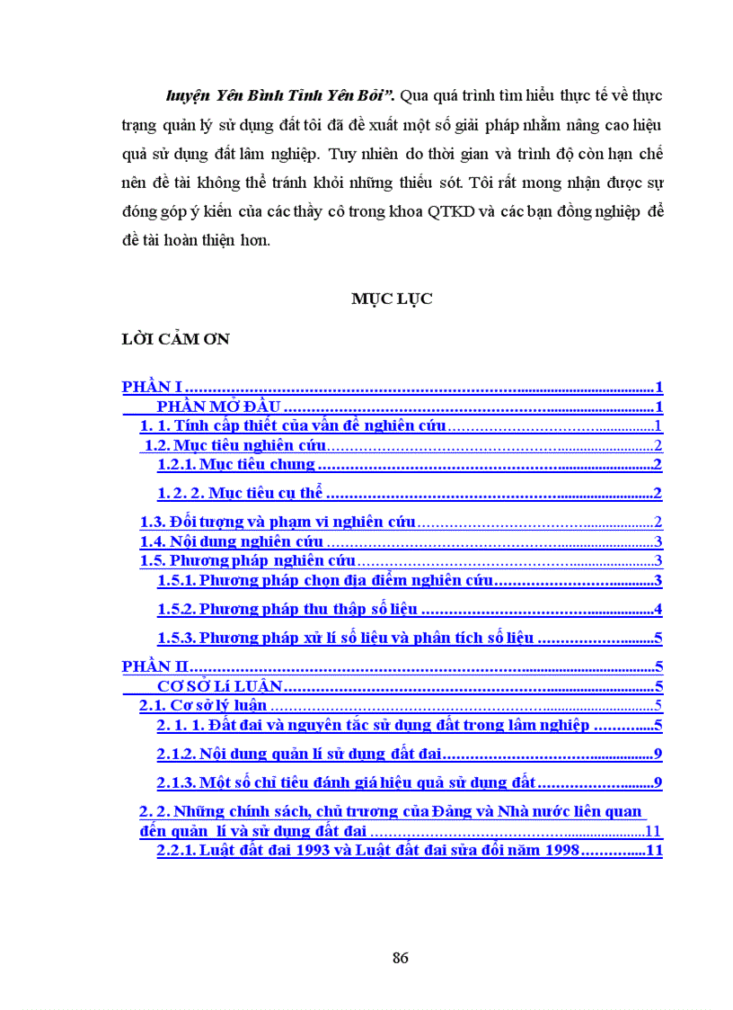 image for page Tình hình quản lý sử dụng đất lâm nghiệp và các giải pháp góp phần nâng cao hiệu quả sử dụng loại đất này tại lâm trường Thác Bà huyện Yên Bình tỉnh Yên Bái
