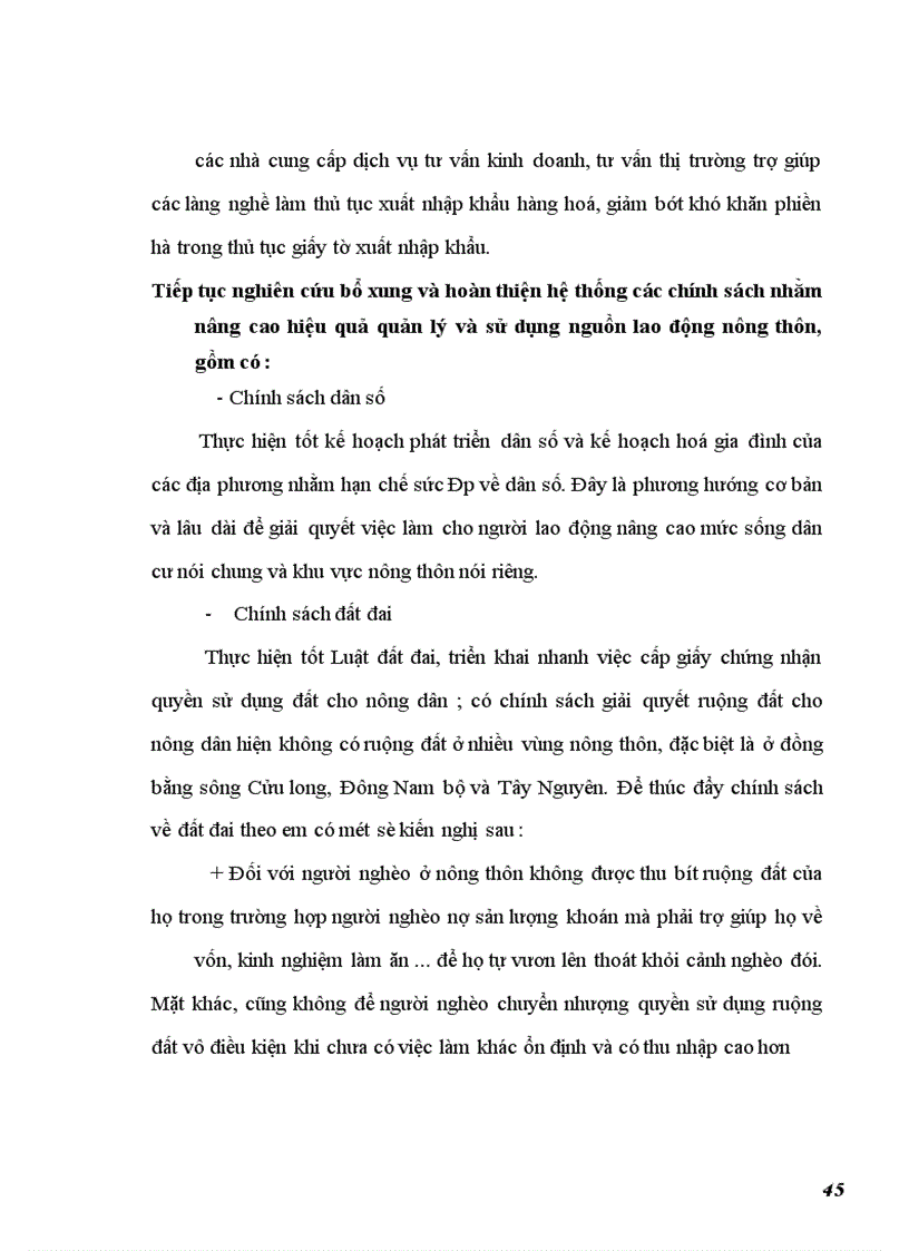 image for page Thị trường lao động nông thôn và biện pháp giải quyết việc làm ở VIỆT NAM giai đoạn 2010-2015