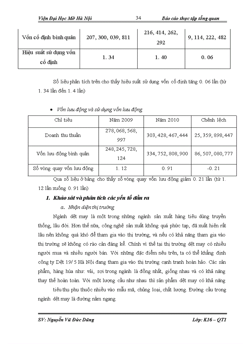 image for page Báo cáo thực tập tại Công ty TNHH nhà nước một thành viên Dệt 19/5 Hà Nội