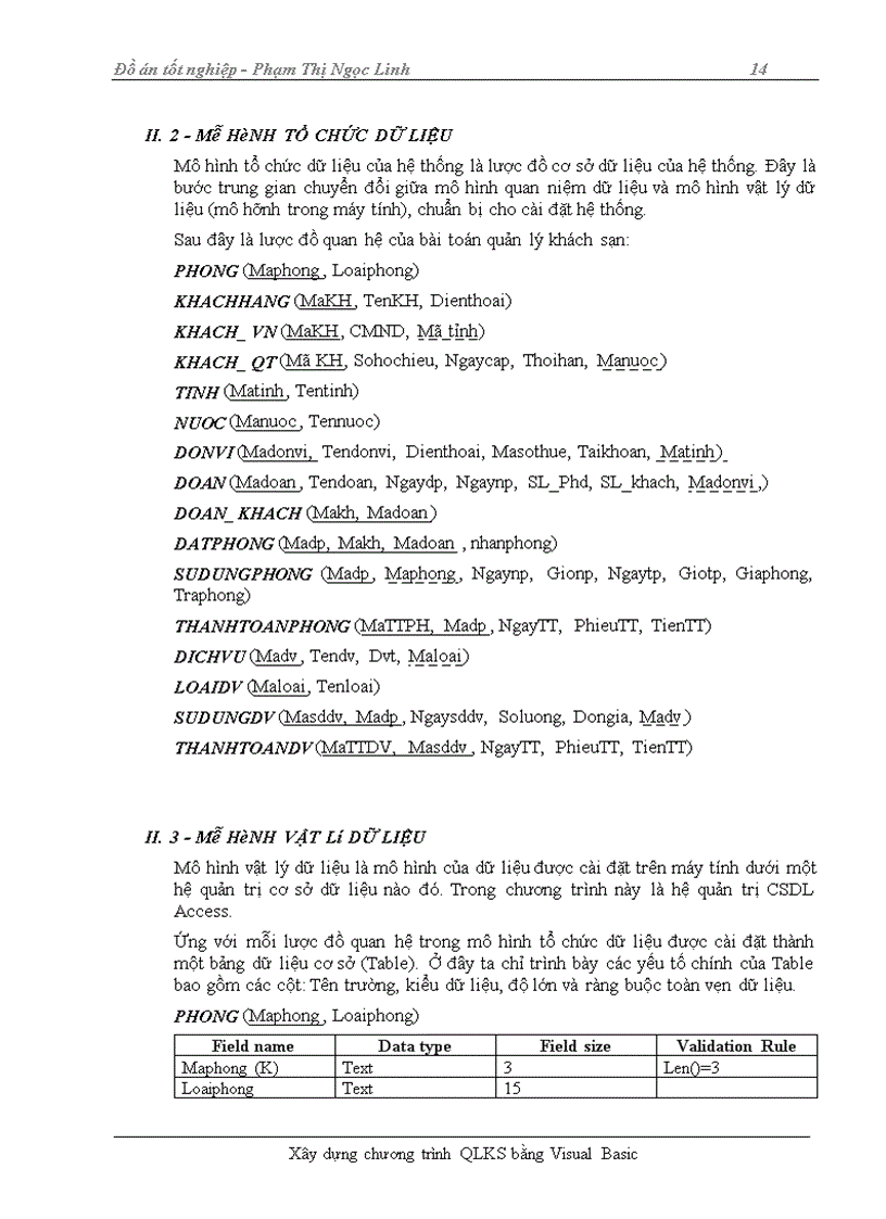 image for page Xây dựng chương trình QLKS bằng Visual Basic
