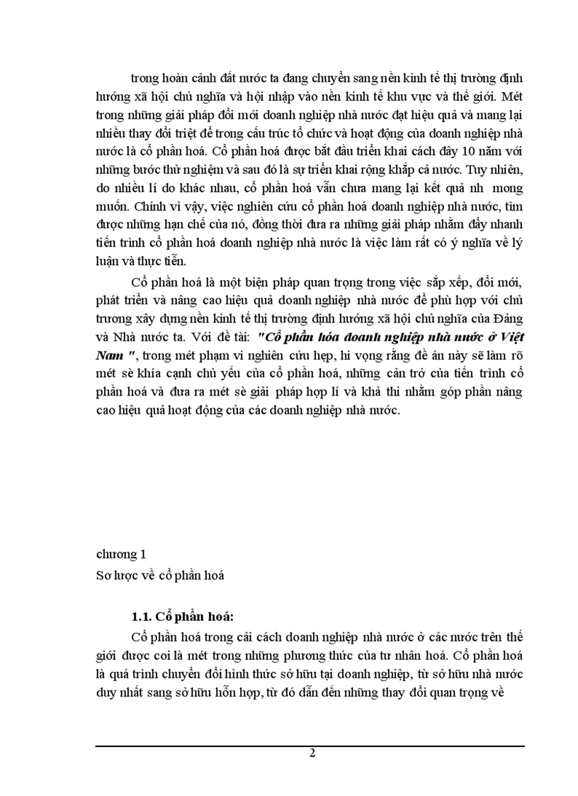 image for page Cổ phần hóa doanh nghiệp nhà nước ở Việt Nam