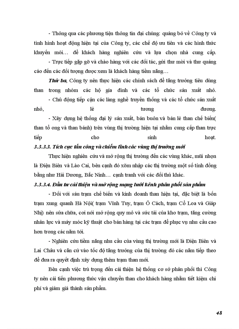 image for page Chiến lược mở rộng thị trường của Công ty kinh doanh than Hà Nội đến năm 2015