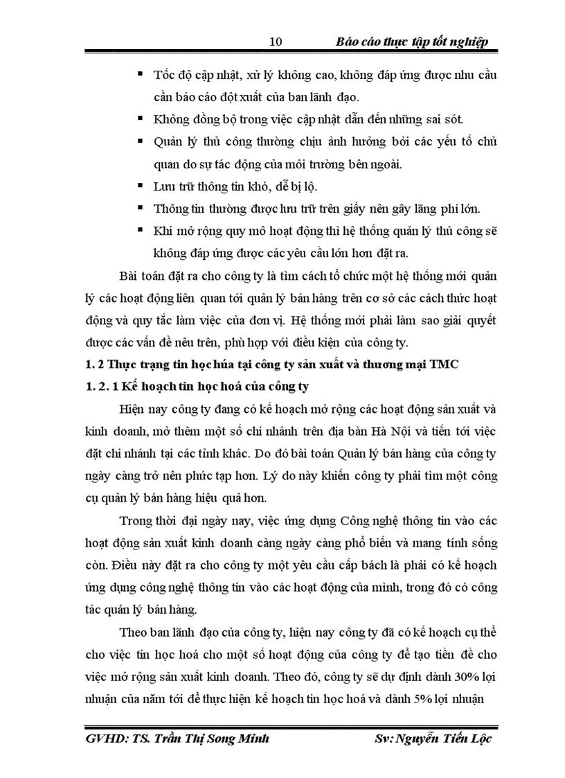 image for page Xây dựng phần mềm quản lý bán hàng tại công ty sản xuất và thương mại TMC