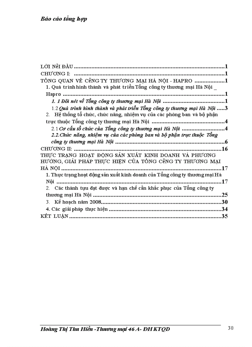 image for page Công ty thương mại Hà Nội- HAPRO