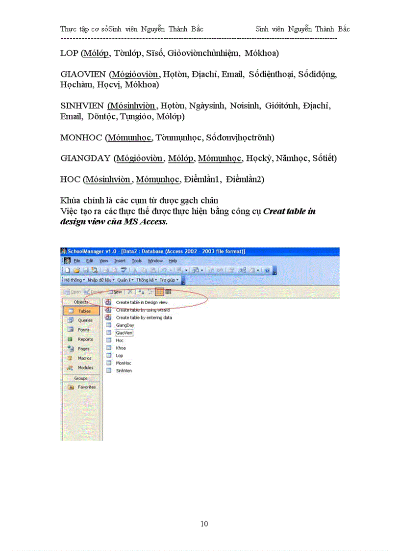 image for page Tìm hiểu công cụ MS Access và xây dựng chương trình Quản lí Sinh viên I