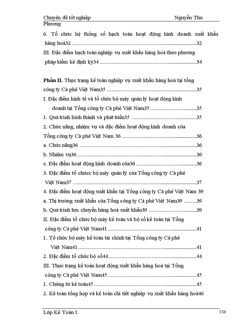 image for page Hoàn thiện kế toán nghiệp vụ xuất khẩu hàng hoá tại Tổng công ty Cà phê Việt Nam