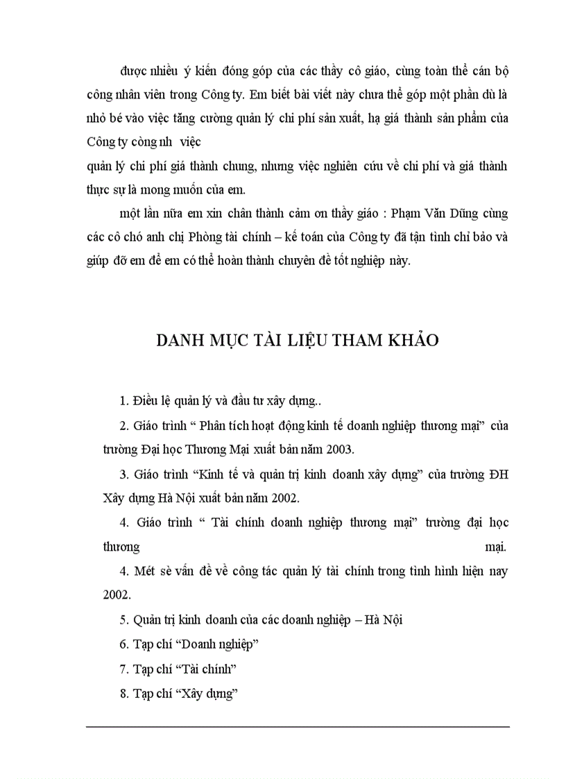 image for page Một số biện pháp tiết kiệm chi phí và hạ giá thành sản phẩm xây dựng tại Công ty TNHH Xây Dựng và Thương Mại Hoàng An