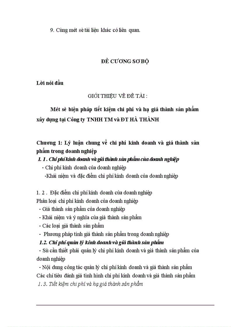 image for page Một số biện pháp tiết kiệm chi phí và hạ giá thành sản phẩm xây dựng tại Công ty TNHH Xây Dựng và Thương Mại Hoàng An