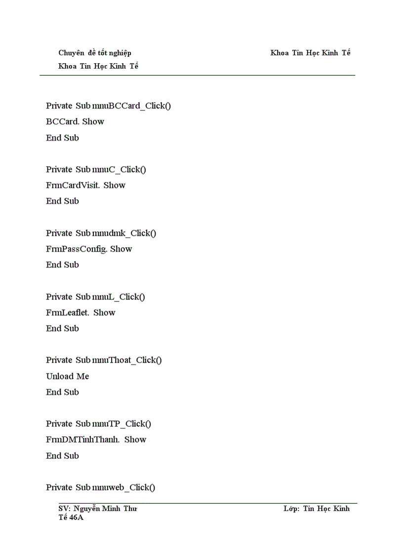 image for page Phân tích thiết kế hệ thống thông tin quản lý thông tin Card Visit – Leaflet