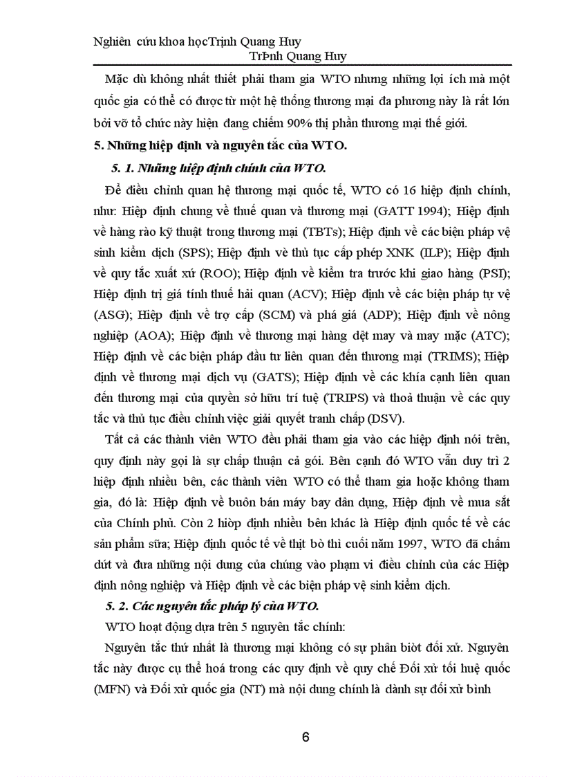image for page Dự báo về tác động của Tổ chức Thương mại Thế giới WTO đối với các doanh nghiệp xuất khẩu vừa và nhỏ Việt Nam – Những giải pháp đề xuất