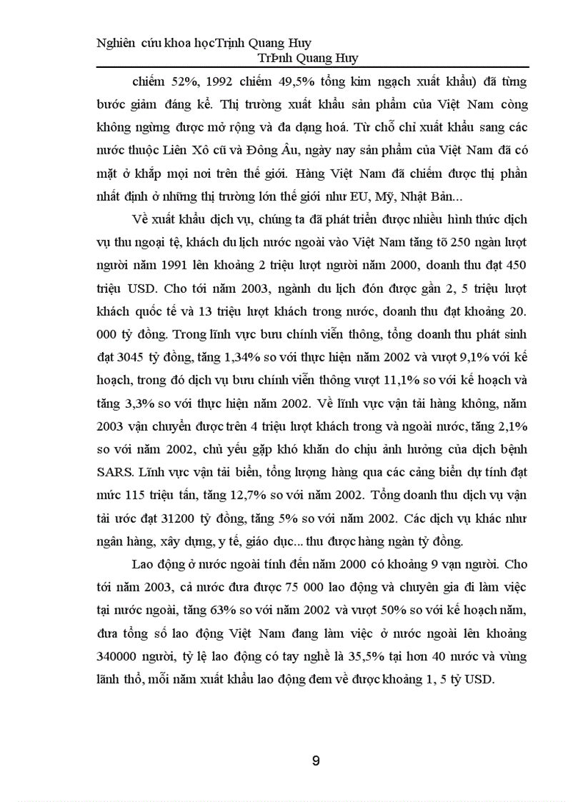 image for page Dự báo về tác động của Tổ chức Thương mại Thế giới WTO đối với các doanh nghiệp xuất khẩu vừa và nhỏ Việt Nam – Những giải pháp đề xuất