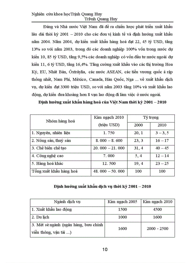 image for page Dự báo về tác động của Tổ chức Thương mại Thế giới WTO đối với các doanh nghiệp xuất khẩu vừa và nhỏ Việt Nam – Những giải pháp đề xuất