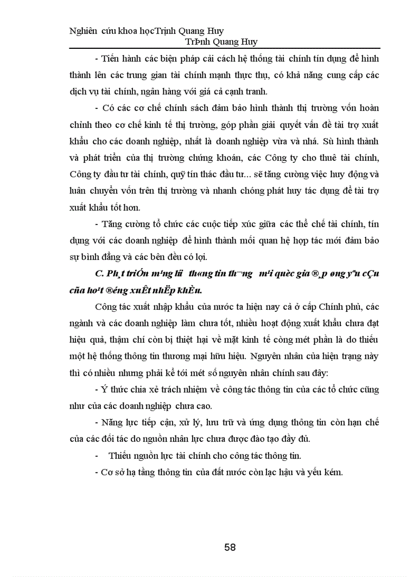 image for page Dự báo về tác động của Tổ chức Thương mại Thế giới WTO đối với các doanh nghiệp xuất khẩu vừa và nhỏ Việt Nam – Những giải pháp đề xuất