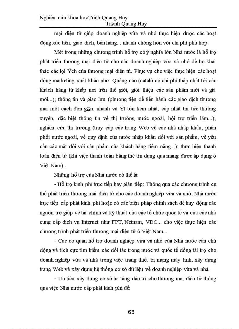 image for page Dự báo về tác động của Tổ chức Thương mại Thế giới WTO đối với các doanh nghiệp xuất khẩu vừa và nhỏ Việt Nam – Những giải pháp đề xuất