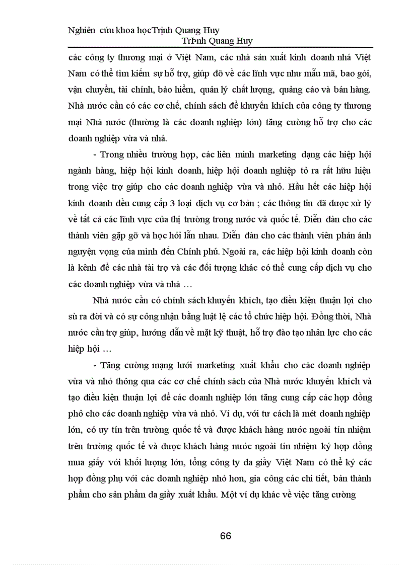 image for page Dự báo về tác động của Tổ chức Thương mại Thế giới WTO đối với các doanh nghiệp xuất khẩu vừa và nhỏ Việt Nam – Những giải pháp đề xuất