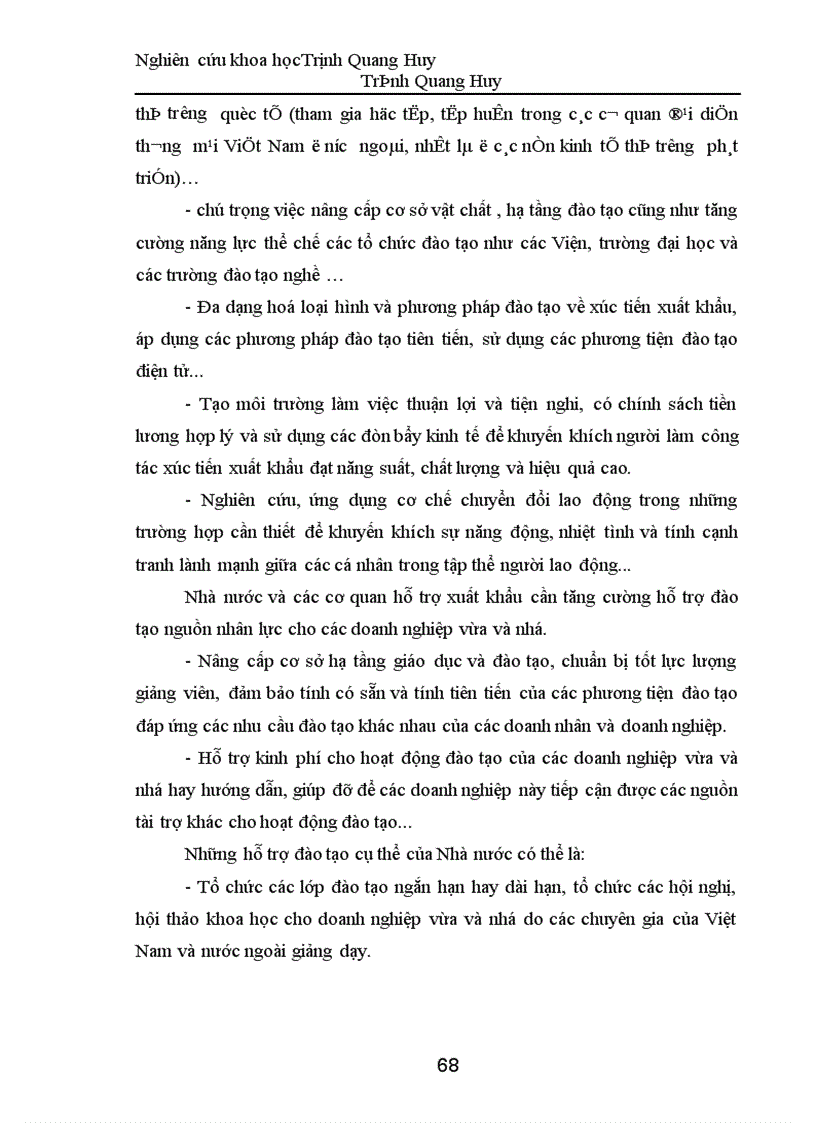 image for page Dự báo về tác động của Tổ chức Thương mại Thế giới WTO đối với các doanh nghiệp xuất khẩu vừa và nhỏ Việt Nam – Những giải pháp đề xuất