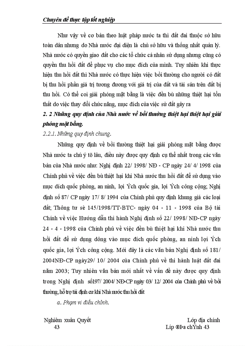 image for page Thực trạng công tác bồi thường thiệt hại giải phóng mặt bằng thực hiện các dự án đầu tư trên địa bàn tỉnh Hà Tây