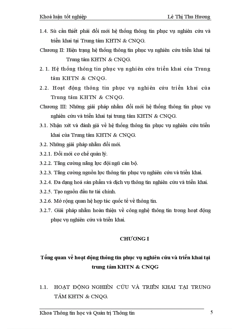 image for page Giải pháp nhằm đổi mới hệ thống thông tin phục vụ nghiên cứu và triển khai tại trung tâm KHTN & CNQG.