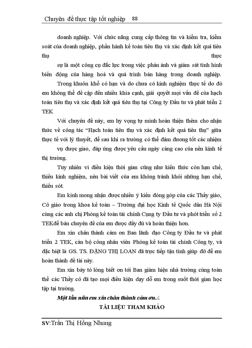 image for page Hoàn thiện công tác hạch toán tiêu thụ và xác định kết quả tiêu thụ tại Công ty Đầu tư và phát triển 2 TEK