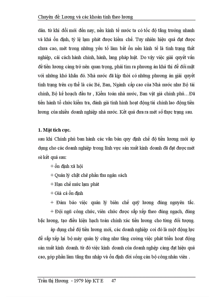 image for page Thực trạng, thực hiện chế độ tiền lương, BHXH, BHYT, KPCĐ hiện nay và giải pháp hoàn thiện.