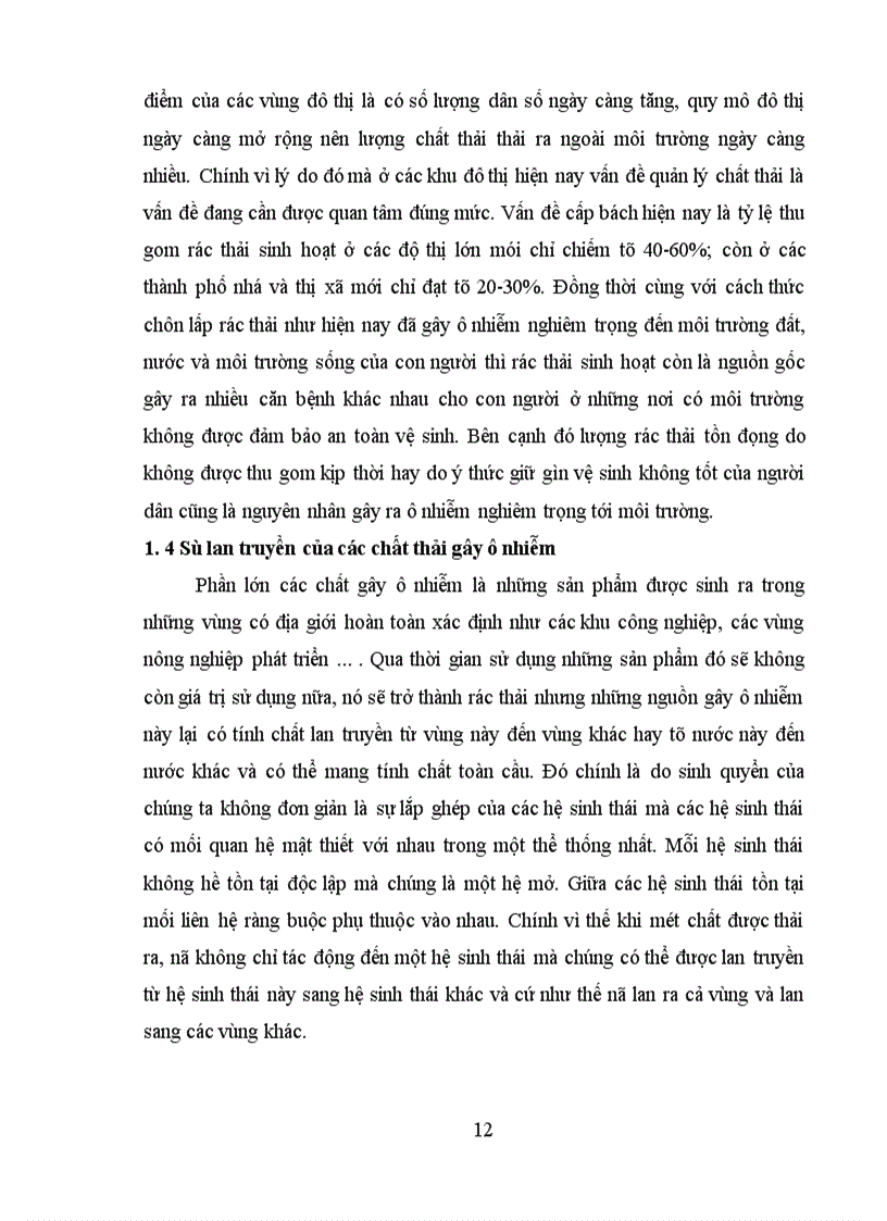 image for page Đánh giá hiệu quả Kinh tế–xã hội–môi trường trong quá trình thu gom, vận chuyển và xử lý rác thải của Công ty Quản lý đô thị Thái Nguyên.