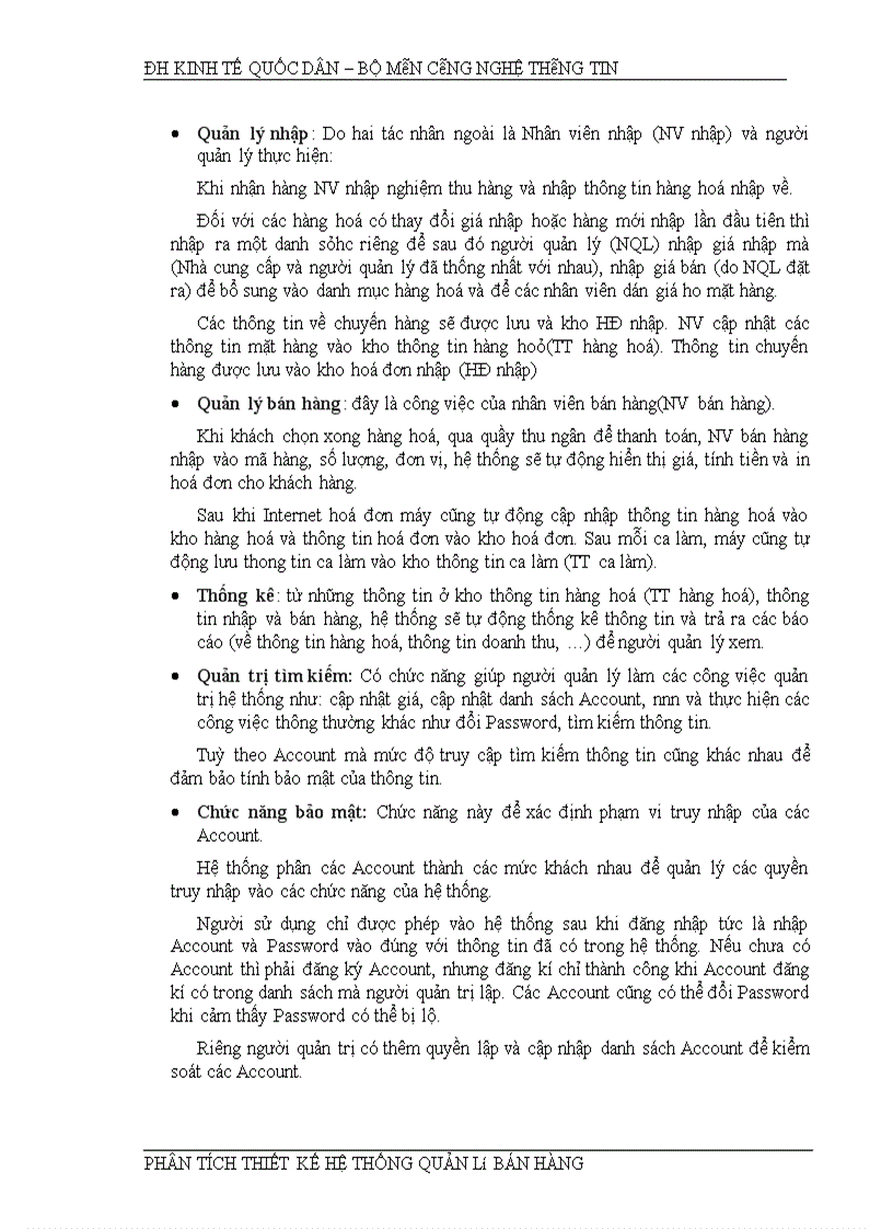 image for page Phân tích hệ thống quản lý bán hàng