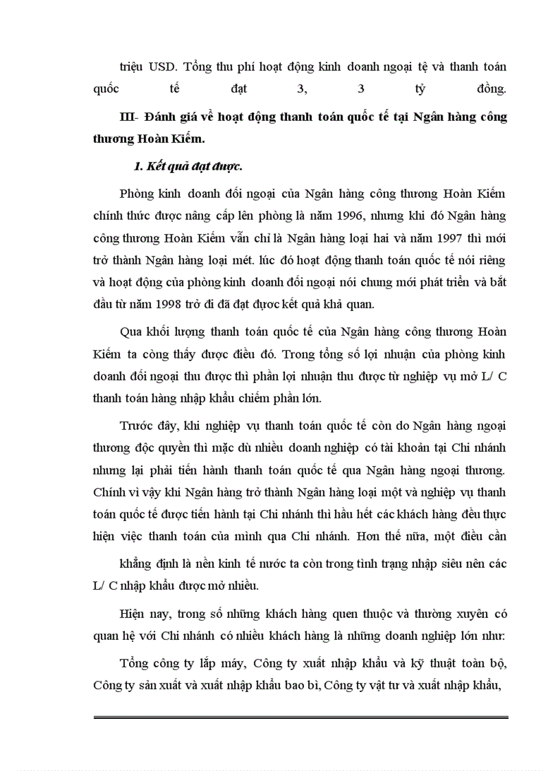 image for page Giải pháp phát triển hoạt động thanh toán quốc tế tại Chi nhánh Ngân hàng công thương Hoàn Kiếm