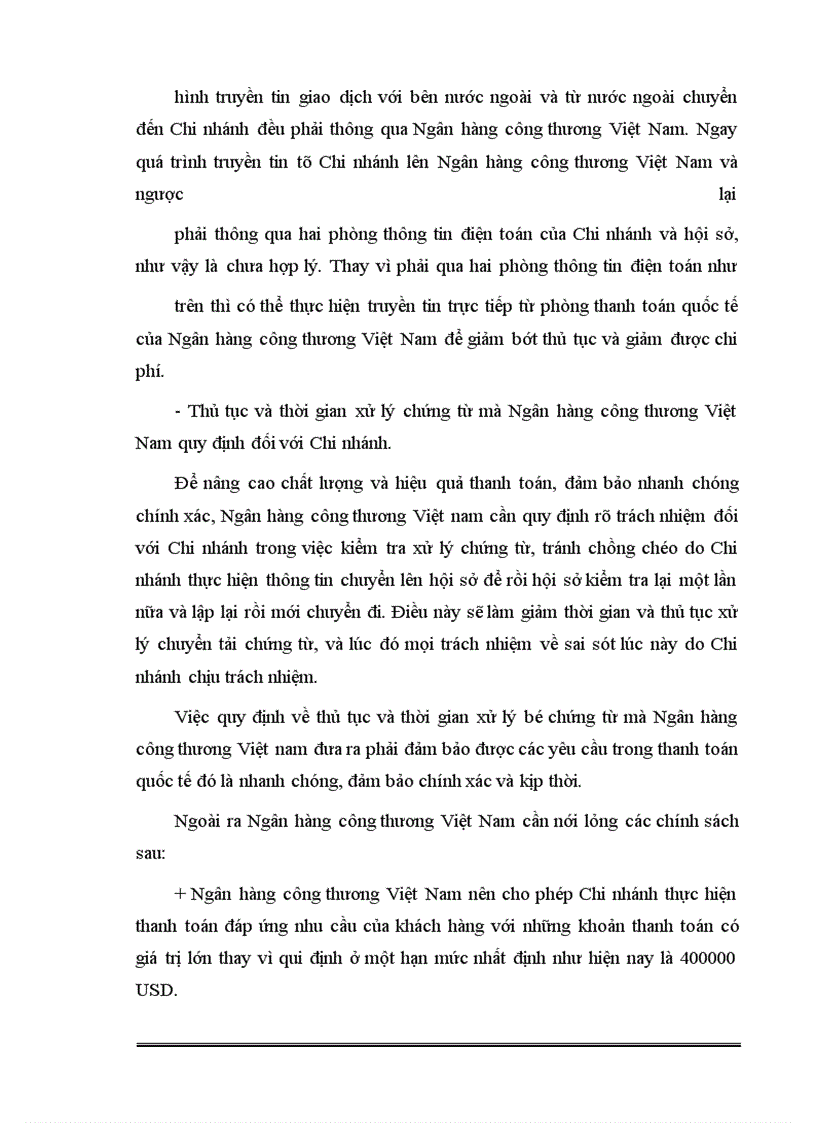 image for page Giải pháp phát triển hoạt động thanh toán quốc tế tại Chi nhánh Ngân hàng công thương Hoàn Kiếm