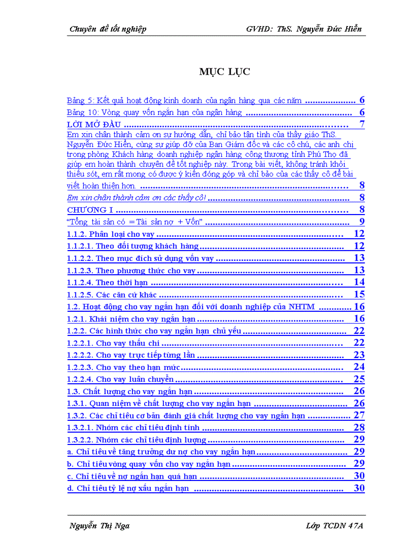 image for page Nâng cao chất lượng cho vay ngắn hạn đối với doanh nghiệp tại chi nhánh ngân hàng công thương tỉnh Phú Thọ