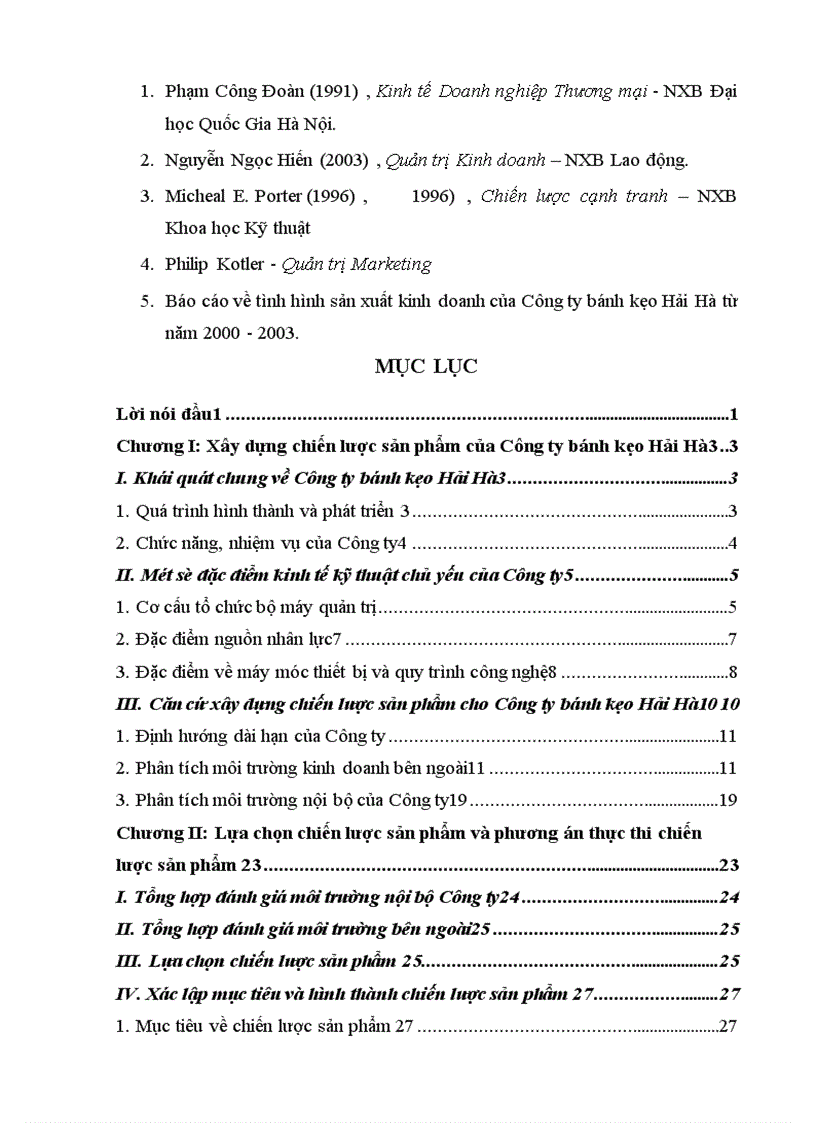 image for page Hoạch định chiến lược cạnh tranh cho Công ty bánh kẹo Hải Hà