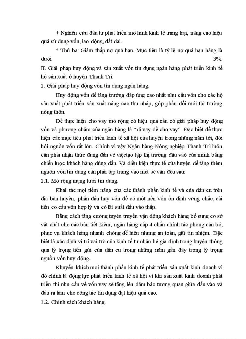 image for page Huy động và sử dụng vốn tín dụng ngân hàng để phát triển kinh tế hộ sản xuất ở huyện Thanh Trì