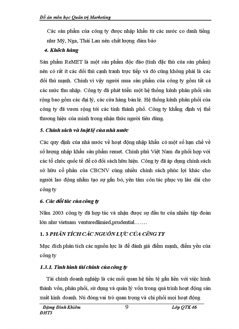 image for page Hoặch định chương trình marketing cho một sản phẩm của công ty TNHH Thanh Hà