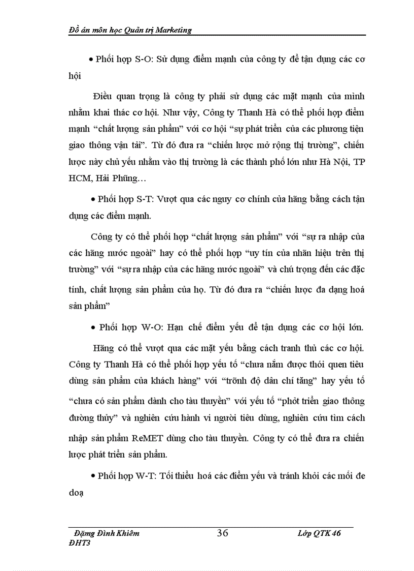 image for page Hoặch định chương trình marketing cho một sản phẩm của công ty TNHH Thanh Hà