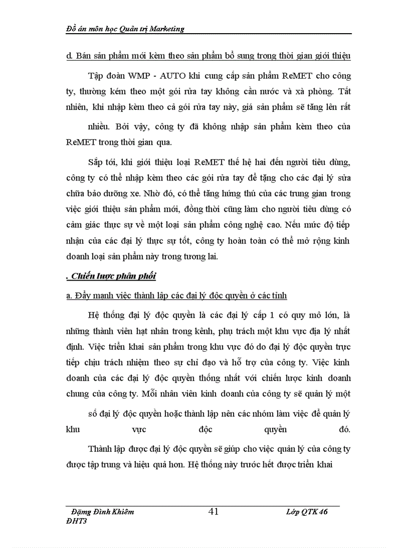 image for page Hoặch định chương trình marketing cho một sản phẩm của công ty TNHH Thanh Hà