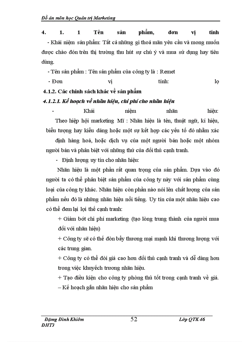 image for page Hoặch định chương trình marketing cho một sản phẩm của công ty TNHH Thanh Hà