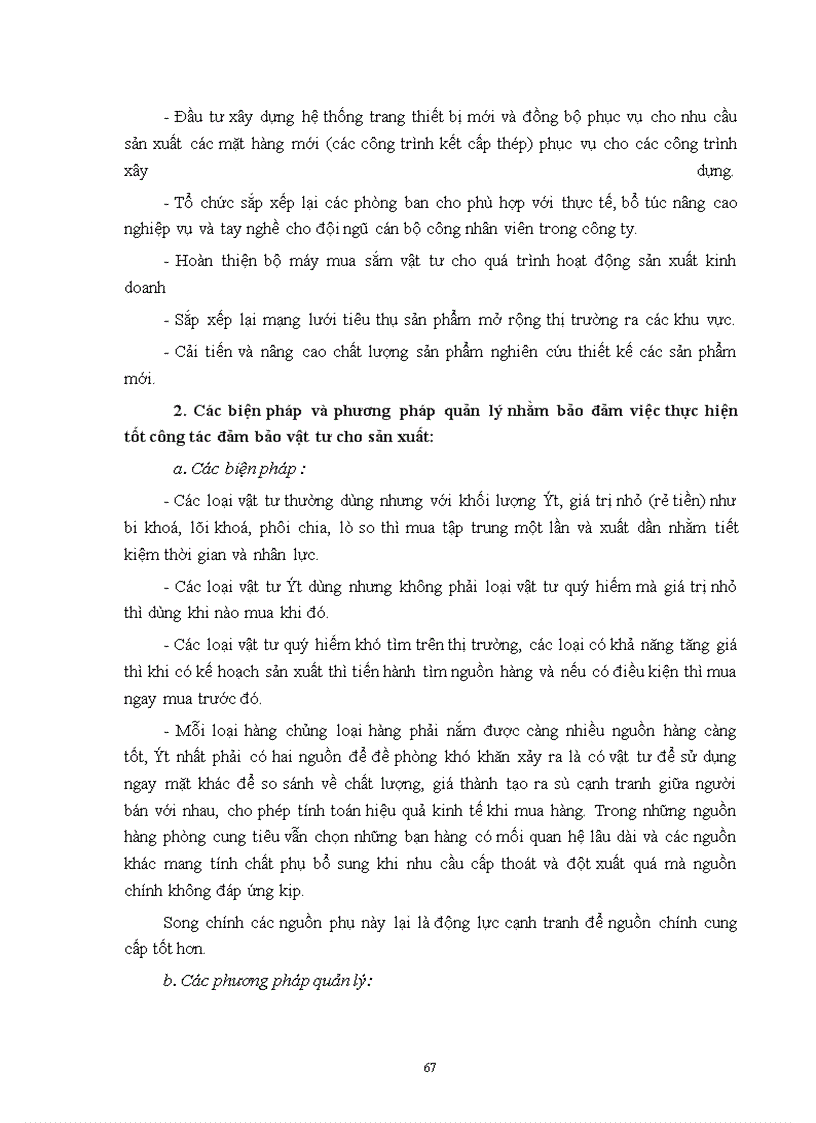 image for page Một số vấn đề về hoạt động đảm bảo vật tư cho sản xuất của công ty khoá Minh Khai